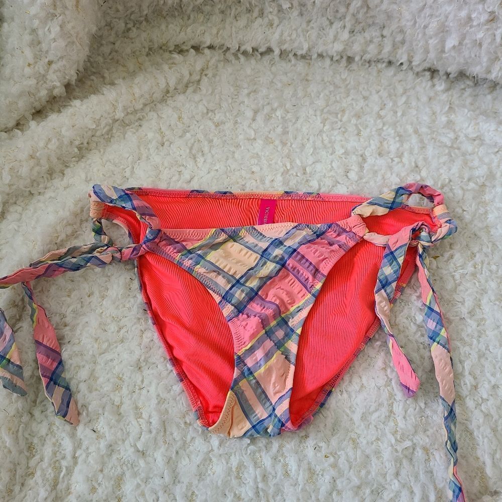 Victoria's‎ Secret Bombshell Seersucker Bikini Bottoms sz XS
